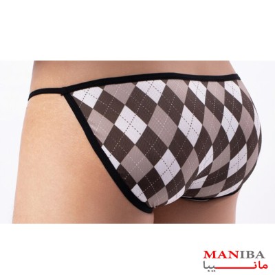 لباس زیر مردانه |شورت اسلیپ چهارخونه Y34|فروشگاه مانیبا
