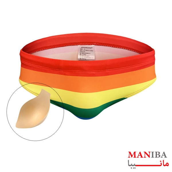 مایو رنگین کمانی ADDICTED BS419