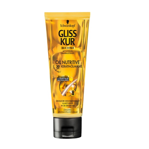 ماسک موی گلیس تیوپی 200 میل GLISS OIL NUTRITIVE
