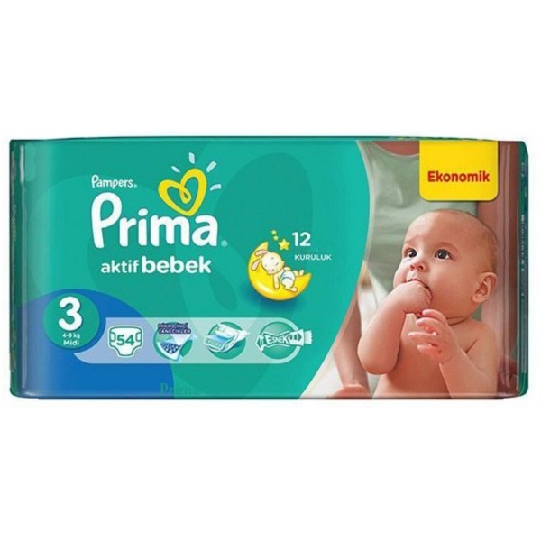 پوشک بچه پریما ترکیه سایز 3 Prima baby diapers