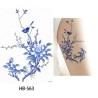 تاتو موقت|تاتو موقت بدن بر چسب   Tatoo FOR Girl  Flower 3D Beauty Stickers  HB-563|فروشگاه مانیبا