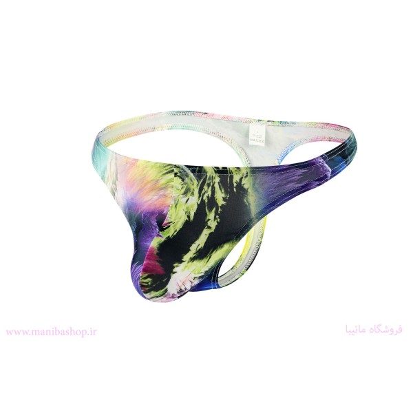 شورت طرح دار لامبادا مردانه HT050