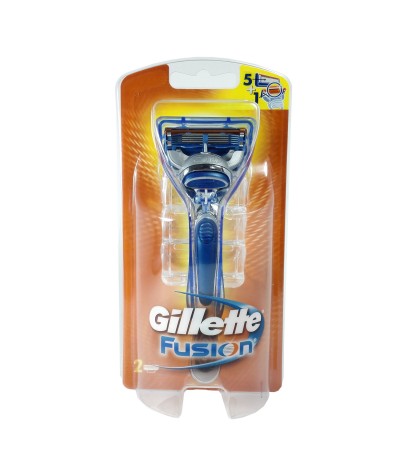 محصولات اصلاح صورت دسته ژیلت فیوژن با یک عدد تیغ اضافی Gillette Fusion