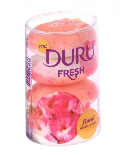 صابون صابون دورو 4 تایی لیوانی فرش دریایی Duru fresh sensation soap