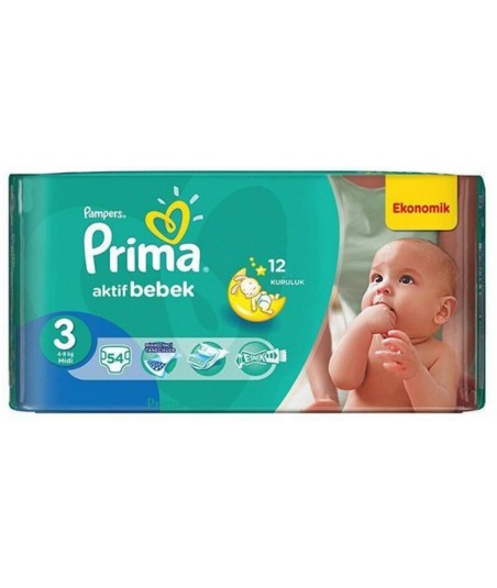 پوشک بچه پریما پوشک بچه پریما ترکیه سایز 3 Prima baby diapers