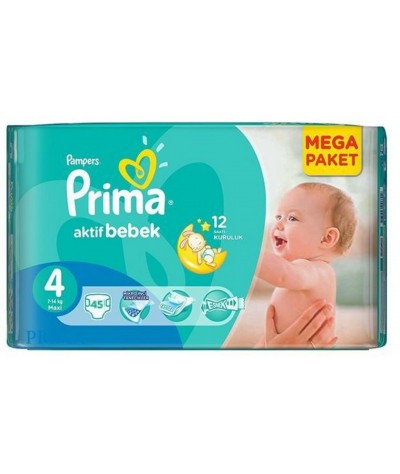 پوشک بچه پریما پوشک بچه پریما ترکیه سایز 4 Prima baby diapers