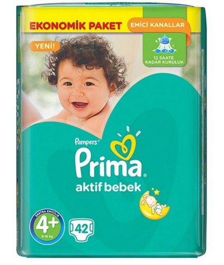 پوشک بچه پریما پوشک بچه پریما ترکیه سایز 4+ Prima baby diapers