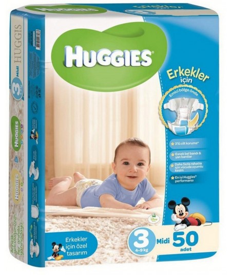 پوشک بچه هاگیز پوشک بچه هاگیز پسر سایز 3 huggies baby diapers