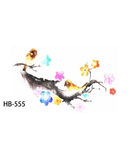 تاتو موقت تاتو موقت بدن بر چسب  Tatoo FOR Girl Flower 3D Beauty Stickers HB-555